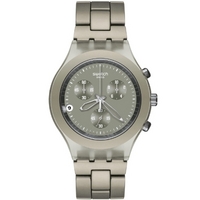 Buy Swatch Gents Irony Chrono Full Blooded Smoky Sand Watch SVCG4000AG online