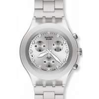 Buy Swatch Gents Irony Chrono Full Blooded Silver Watch SVCK4038G online