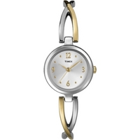 Buy Timex Ladies Analogue 2-Tone Bracelet Watch T2N839D7 online