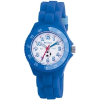 Buy Tikkers Childrens Blue Rubber Strap Watch TK0002 online
