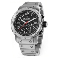 Buy T W Steel Tech Gents Chronograph Steel Bracelet Watch TW127 online