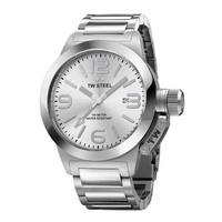 Buy T W Steel Canteen 40mm Stainless Steel Bracelet Watch TW304 online