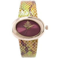 Buy Vivienne Westwood Ladies Ellipse Leather Strap Watch VV014RS online