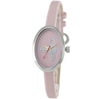 Buy Vivienne Westwood Ladies Pink Leather Strap Watch VV019LPK online