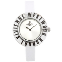 Buy Vivienne Westwood Ladies White Leather Strap Watch VV032WH online