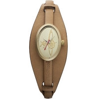 Buy Vivienne Westwood Ladies Brown Leather Strap Watch VV056GDBR online