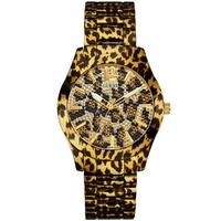 Buy Guess Ladies Leopard Print Watch W0001L2 online