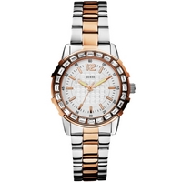 Buy Guess Ladies Fashion 2-Tone Bracelet Watch W0018L3 online