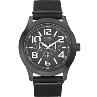 Buy Guess Gents Sports Black Material Strap Watch W11623G1 online