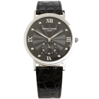 Buy Simon Carter Gents Leather Strap Watch WT2203BK online