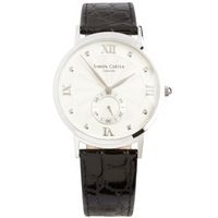 Buy Simon Carter Gents Leather Strap Watch WT2203WH online