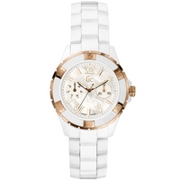 Buy Gc Ladies Mother of Pearl White Ceramic Bracelet Watch X69003L1S online