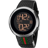 Buy Gucci I Gucci Gents Digital Rubber Strap Watch YA114103 online