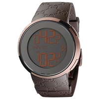 Buy Gucci I Gucci Gents Digital Rubber Strap Watch YA114209 online