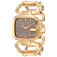 Buy Gucci G-Gucci Ladies Medium Sized Gold Tone Bracelet Watch YA125408 online