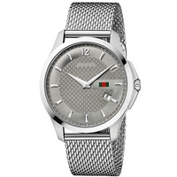 Buy Gucci G-Timeless Gents Stainless Steel Bracelet Watch YA126301 online