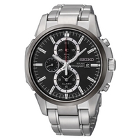 Buy Seiko Gents Solar Powered Chronograph Watch SSC087P1 online