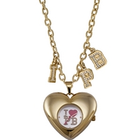 Buy Pauls Boutique Ladies Chain Necklace Watch PA009GDGD online