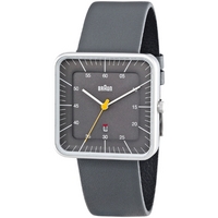 Buy Braun Gents Leather Strap Watch BN0042GYGYG online