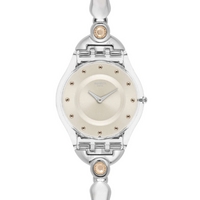 Buy Swatch Ladies Skin Salmon Pearls Watch SFK376G online