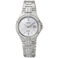 Buy Seiko Ladies Solar Crystal Set Watch SUT087P9 online