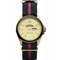 Buy Vivienne Westwood Gents Vivienne Westwood Time Machine Watch VV068GDBK online