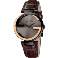 Buy Gucci Ladies Interlocking-G 18ct Gold Watch YA133304 online