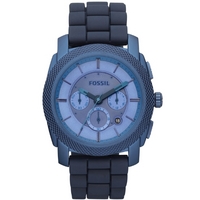 Buy Fossil Gents Blue Coated Chronograph Bracelet Watch FS4703 online