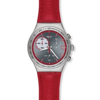 Buy Swatch Gents Irony Chrono Red Wink Watch YCS558 online