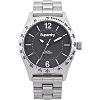 Buy Superdry Ladies Infantry Steel Watch SYL124BM online