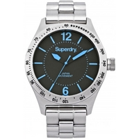 Buy Superdry Gents Battalion Steel Watch SYG107UM online