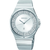 Buy Seiko Ladies Crystal Set Dial Watch SXDF71P1 online