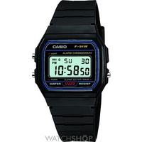 Buy Unisex Casio Classic Alarm Chronograph Watch F-91W-1XY online