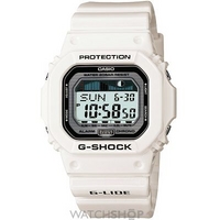Buy Mens Casio White G-Lide G-Shock Alarm Chronograph Watch GLX-5600-7ER online