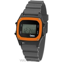 Buy Unisex Breo Binary Grey Orange Alarm Chronograph Watch B-TI-BIN91 online