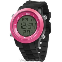 Buy Unisex Breo Orb Black Pink Alarm Chronograph Watch B-TI-ORB73 online