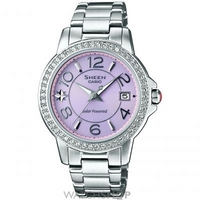 Buy Ladies Casio Sheen Solar Powered Watch SHE-4026SBD-4ADR online
