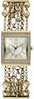 Buy Guess Silk Ladies Gold-plated Watch - W0140L2 online