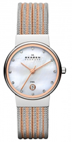 Buy Skagen Ladies Two-tone Mesh Watch - 355SSRS online