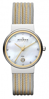 Buy Skagen Ladies Two-tone Mesh Watch - 355SSGS online