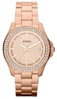 Buy Fossil Retro Traveller Ladies Rose Gold-plated Watch - AM4454 online