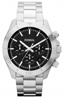 Buy Fossil Retro Traveller Mens Black Chronograph Watch - CH2848 online