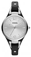 Buy Fossil Georgia Ladies Black Leather Watch - ES3199 online