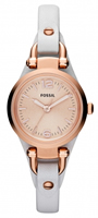 Buy Fossil Georgia Ladies White Leather Watch - ES3265 online
