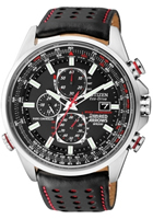 Buy Citizen Red Arrows World Mens Leather Watch - AT8060-09E online