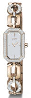 Buy Citizen Silhouette Crystal Ladies Rose Gold-plated Watch - EG2763-58A online