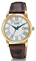 Buy Citizen Eco-Drive Ladies Strap Gold-plated Watch - EW1562-01A online