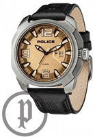 Buy Police Texas Mens Leather Watch - PLC13836JS-61 online