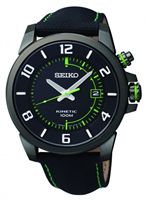 Buy Seiko Mens Kinetic Leather Watch - SKA557P1 online