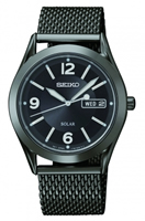Buy Seiko Solar Mens Steel Mesh Watch - SNE235P9 online